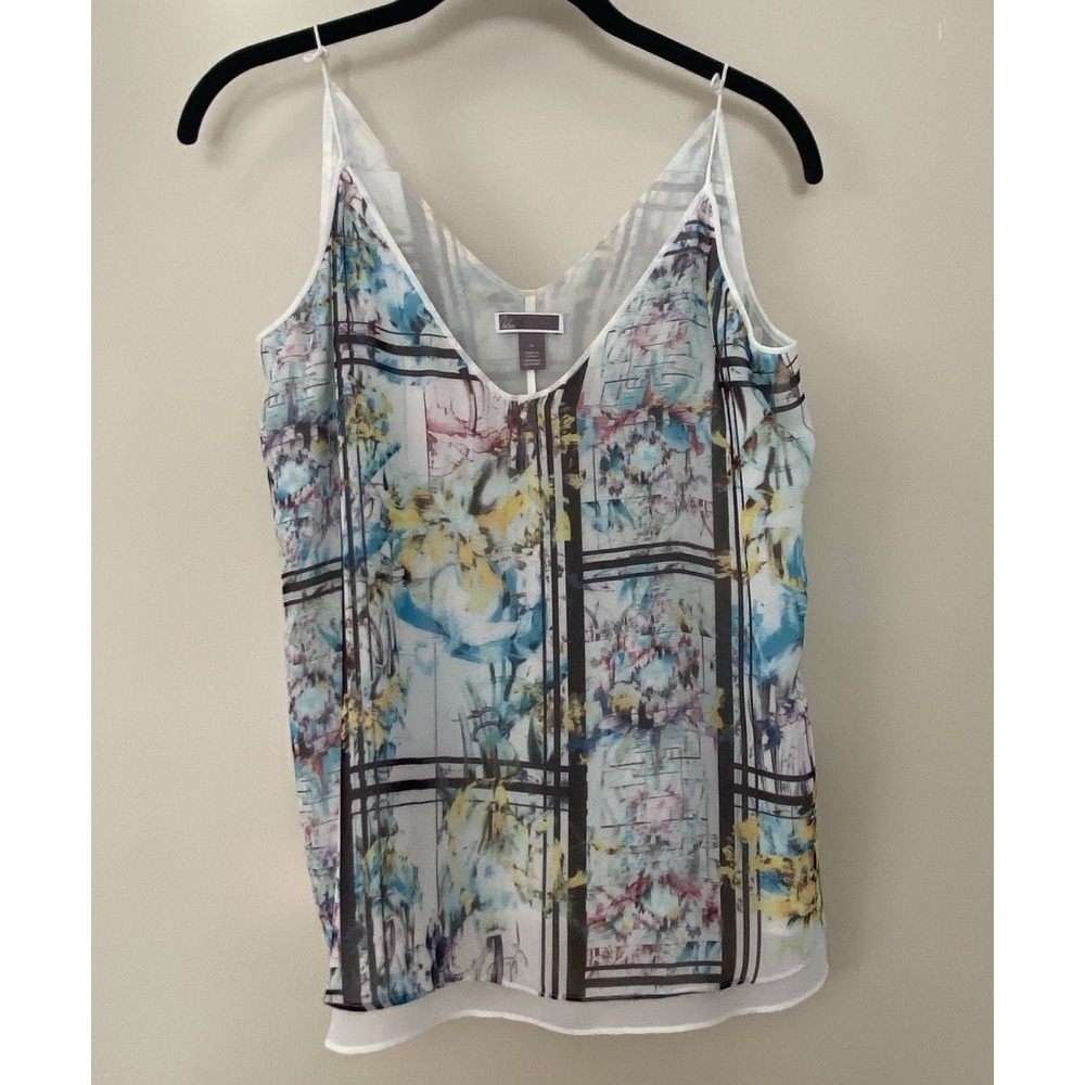 Chelsea28 Nordstrom Watercolors Floral Cami Tank Top Size Medium